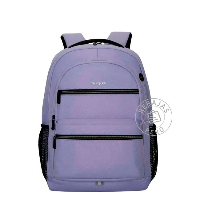mochila targus octave ii 15.6" TBB63707GL morada con compartimento acolchado y bolsillos organizadores