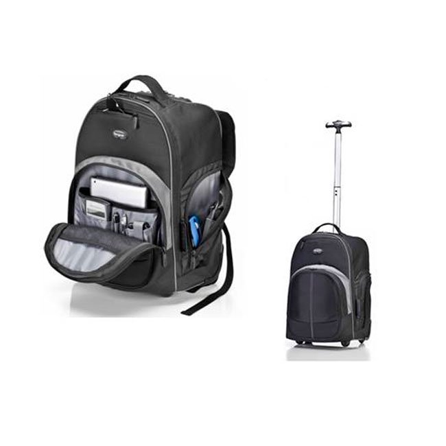 Mochila Targus Rolling 16" Negra con Ruedas para Laptop – Modelo TSB750US