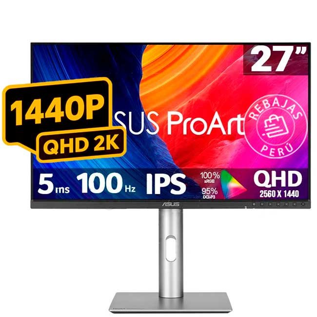 Monitor ASUS ProArt Display PA278CFRV 27" QHD IPS 100Hz
