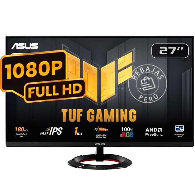 Monitor ASUS TUF Gaming VG279Q3R 27" FHD Fast IPS 180Hz 1ms HDMI DP