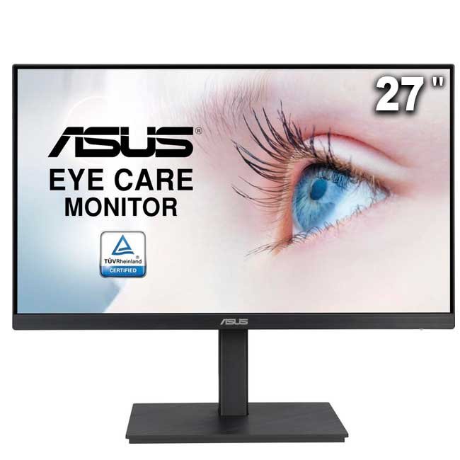 Monitor ASUS VA27EQSB 27” Full HD IPS, 75Hz, Adaptive-Sync, Eye Care y diseño ergonómico