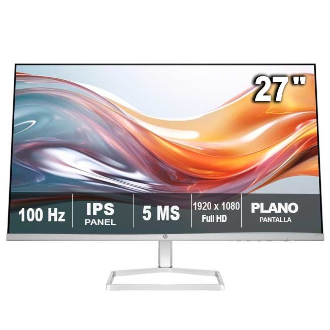 Monitor HP 527sw 27" FHD IPS 100Hz FreeSync HDMI VGA | Antirreflejo y VESA