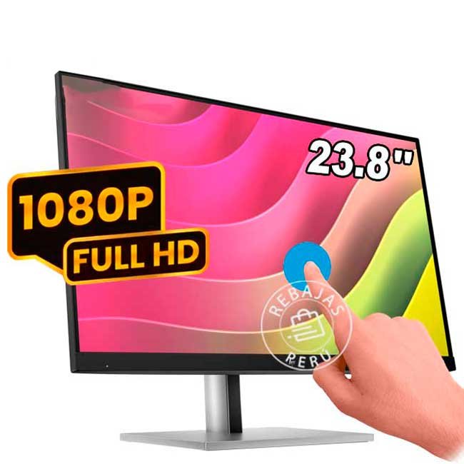 Monitor HP E24t G5 TOUCH 23.8" FHD IPS Táctil con HDMI y USB 3.1