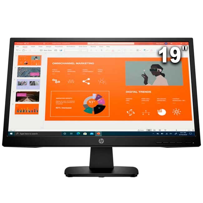 Monitor HP V194 18.5” HD LED TN 1366x768 5ms VGA 