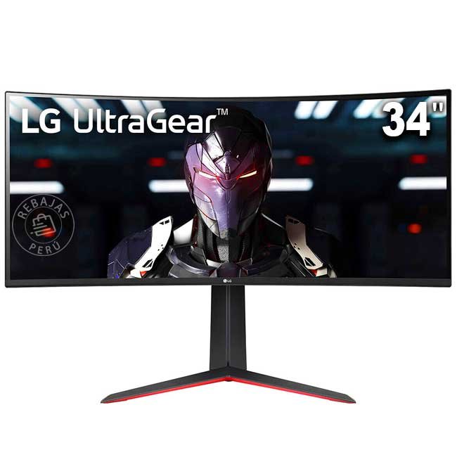 Monitor Curvo Gamer LG UltraGear 34GP63A-B 34" WQHD VA 160Hz HDR10 FreeSync Premium HDMI DP