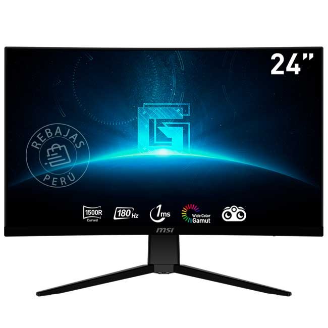 Monitor Curvo MSI G2422C 24" FHD VA 180Hz 1ms HDMI DP VESA Gaming
