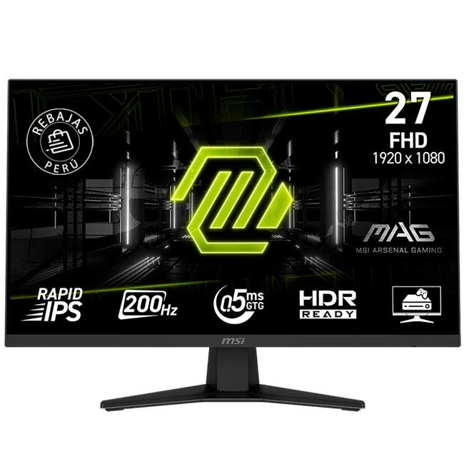 Monitor MSI MAG 274F 27” FHD Rapid IPS 180Hz 1ms HDMI DisplayPort Gaming