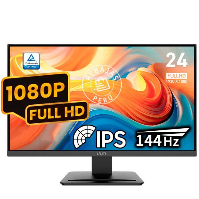 Monitor MSI PRO MP243L E14 23.8" FHD IPS Antirreflejo HDMI VGA