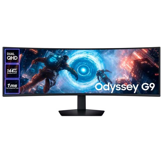 Monitor Samsung LS49FG910ENXZA Odyssey G9 49" Curvo 1000R DQHD 144Hz HDR600 FreeSync Premium Pro