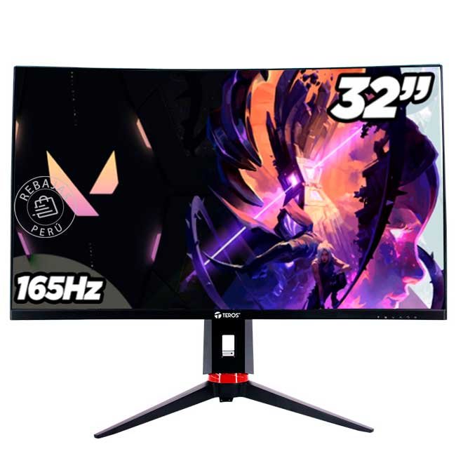Monitor Curvo TEROS TE-3215G 31.5" FHD VA 165Hz 1ms HDR10 HDMI DP Adaptive-Sync