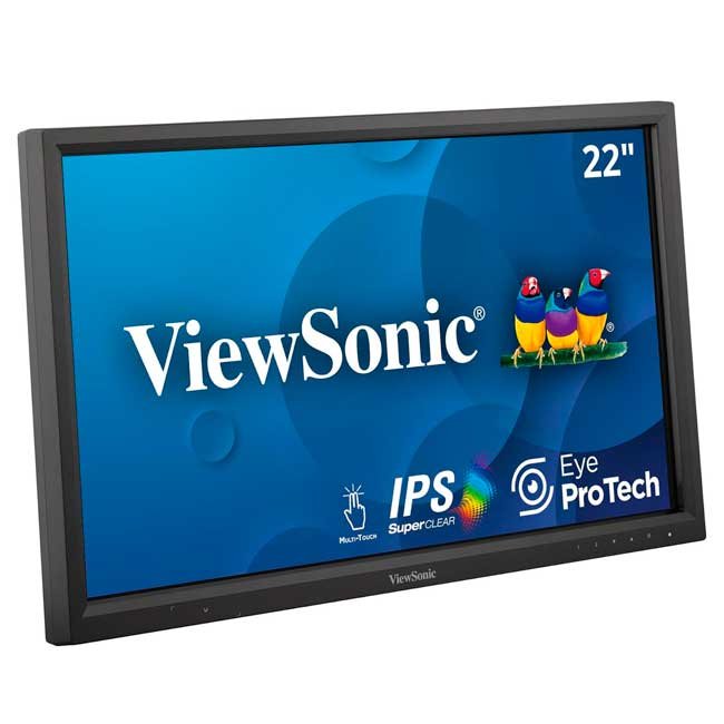 Monitor Táctil ViewSonic TD2223 22" Full HD, 10 Puntos IR, HDMI, VGA, VESA, Altavoces Integrados