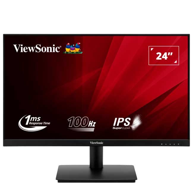 Monitor ViewSonic VA240-H 24" Full HD IPS 100Hz 1ms HDMI VGA para oficina y entretenimiento