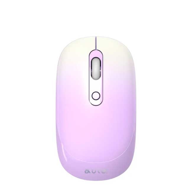 Mouse Inalámbrico Aula AM207 Wireless Purple 1600 DPI con Diseño Ergonómico y Estilo Moderno
