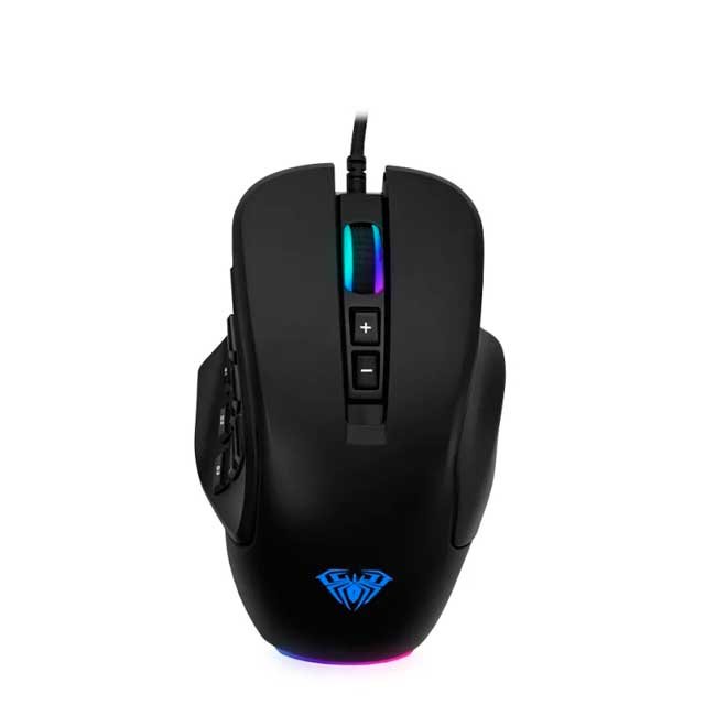 Mouse Aula H510 Gaming 10,000 DPI RGB con Sensor Óptico de Alta Precisión