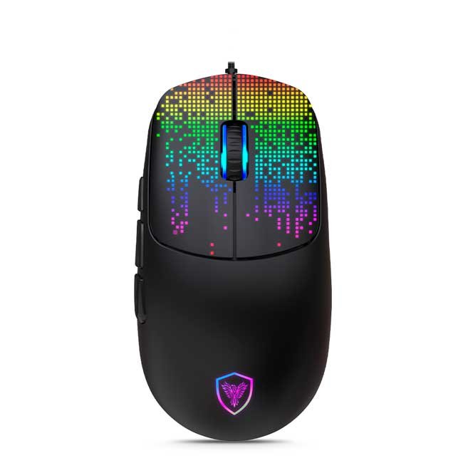 Mouse Gamer Micronics Player MIC GM888 RGB 7 Botones 12800 DPI USB Ultraweave