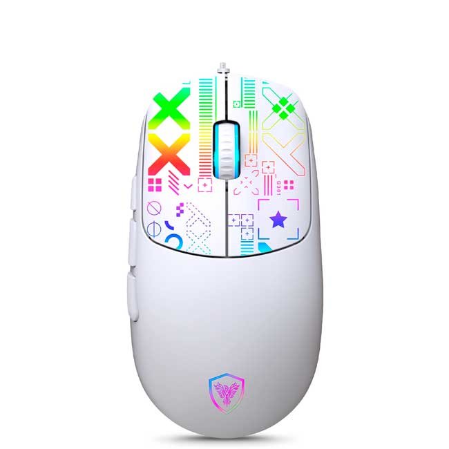 Mouse Gamer Micronics X-Byte MIC GM889 RGB 7 Botones 12800 DPI USB Ultraweave
