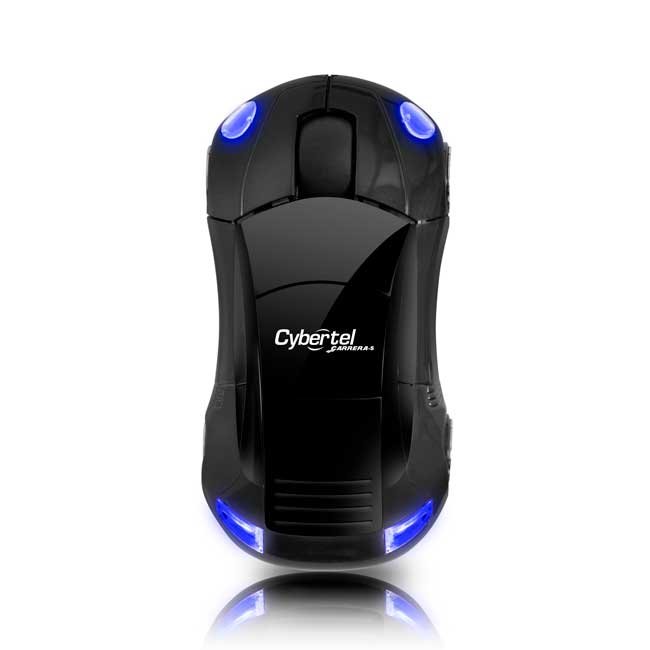 Mouse Inalámbrico Cybertel Carrera-S M301s Negro con 1000 DPI, Diseño Ergonómico y Conexión 2.4GHz