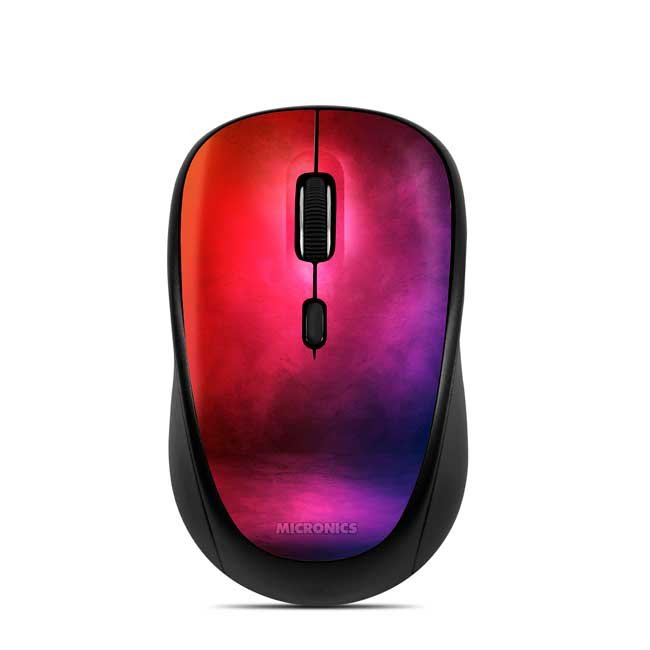 Mouse Inalámbrico Micronics Razzato M730-2M con Bluetooth, WiFi y DPI Ajustable hasta 1600