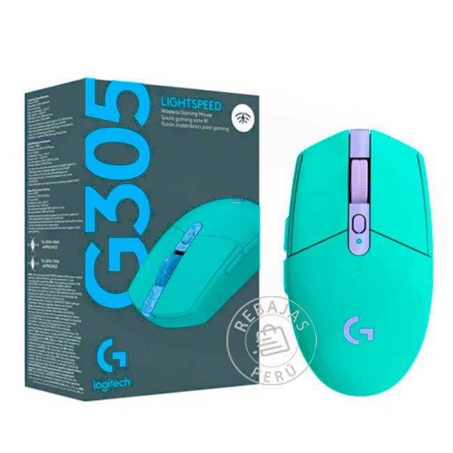 Mouse Logitech G305 LIGHTSPEED Wireless HERO 12K Mint Gaming