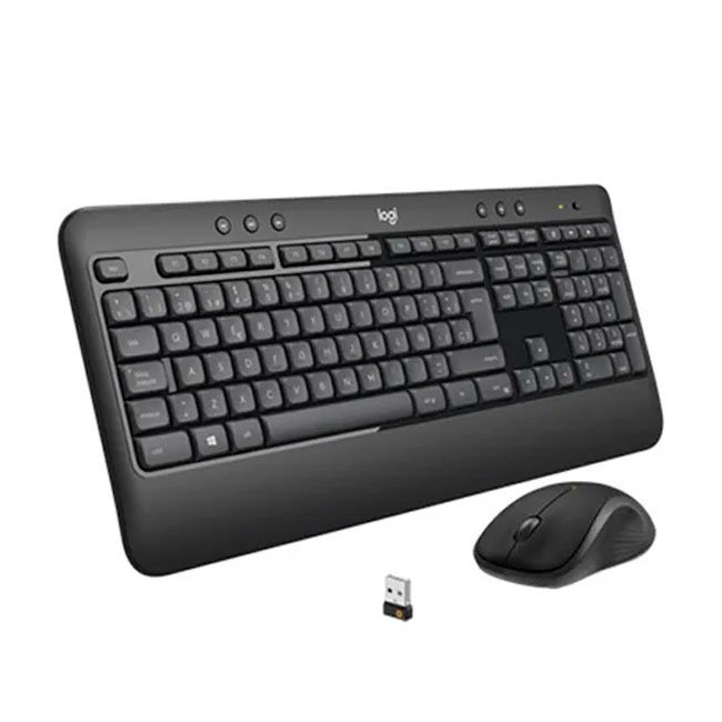Teclado y Mouse Logitech MK540 Wireless USB | Kit Inalámbrico Ergonómico 