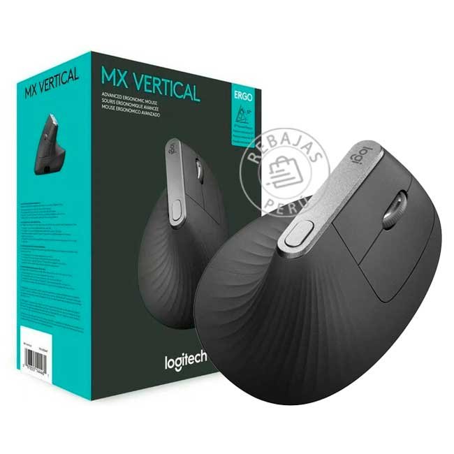 Mouse Logitech MX Vertical Advanced Ergonomic Wireless USB-C Black