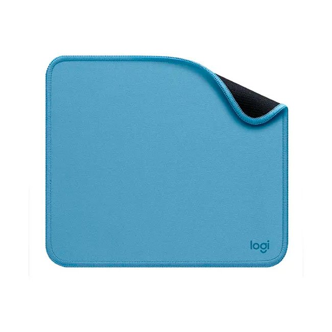 Mouse Pad Logitech Antideslizante y Resistente a Salpicaduras 200x230mm Azul Gris 