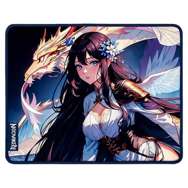 Mouse Pad Redragon AK1 S P046 Tamaño S 36x26cm Antideslizante Negro Azul