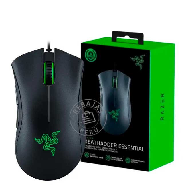 Mouse Razer DeathAdder Essential 6400 DPI Switch Mechanical Black