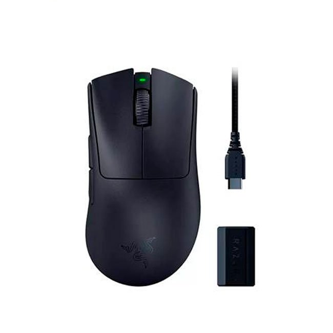 Mouse Razer DeathAdder V3 Pro 30K DPI Wireless USB-C | Switch Óptico 90M | HyperPolling 4000 Hz