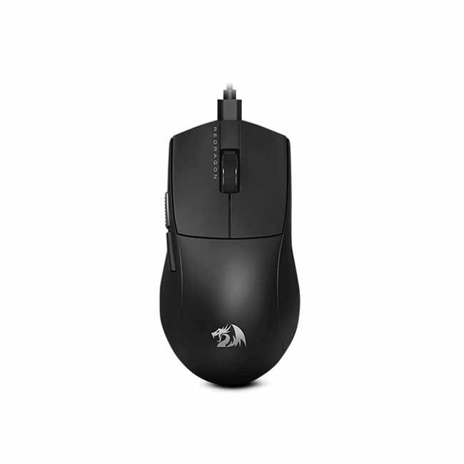 Mouse Redragon K1NG M724 negro 1000 Hz 12400 DPI ultraligero con cable y software personalizable