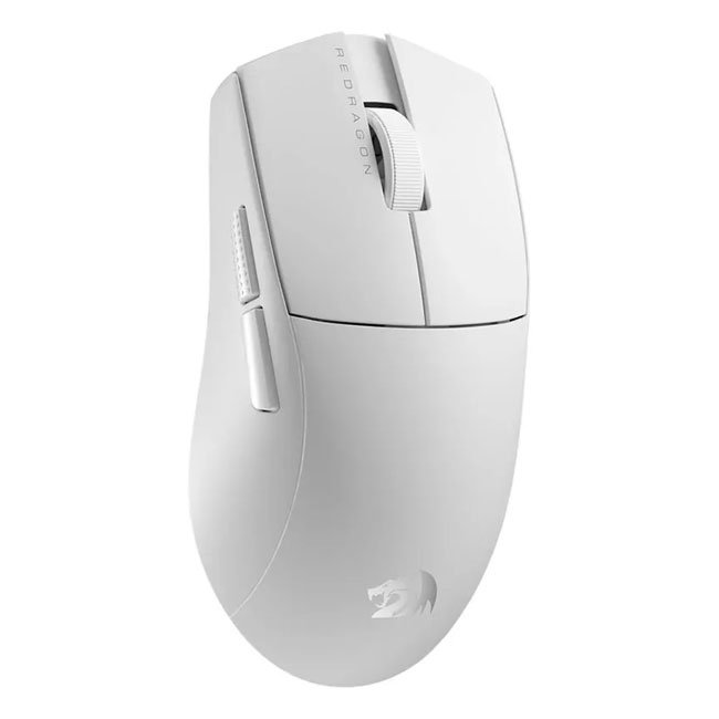 Mouse Redragon K1NG PRO Wireless White – 1K Hz, 26K DPI