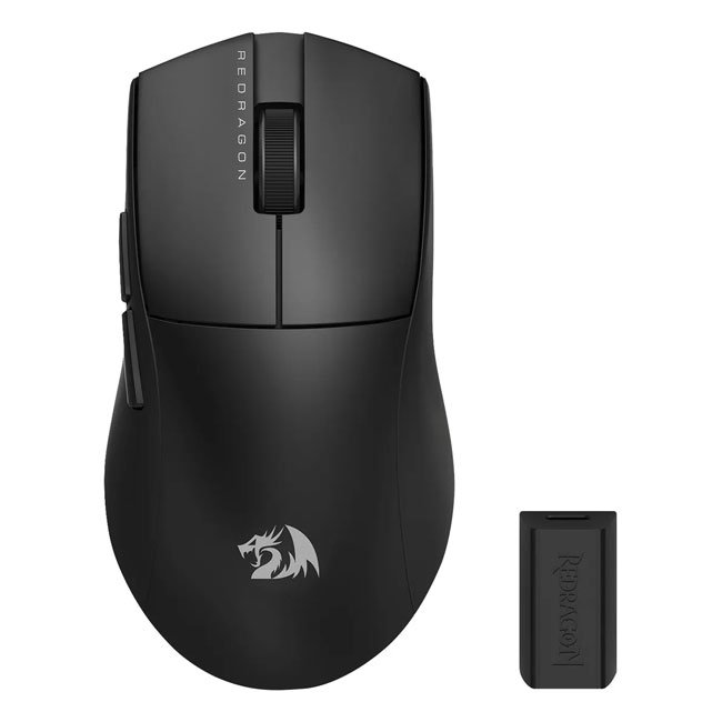 Mouse Gamer Redragon K1NG PRO Wireless BLACK 4K Hz, 26K DPI, 49g, Sensor PAW3395