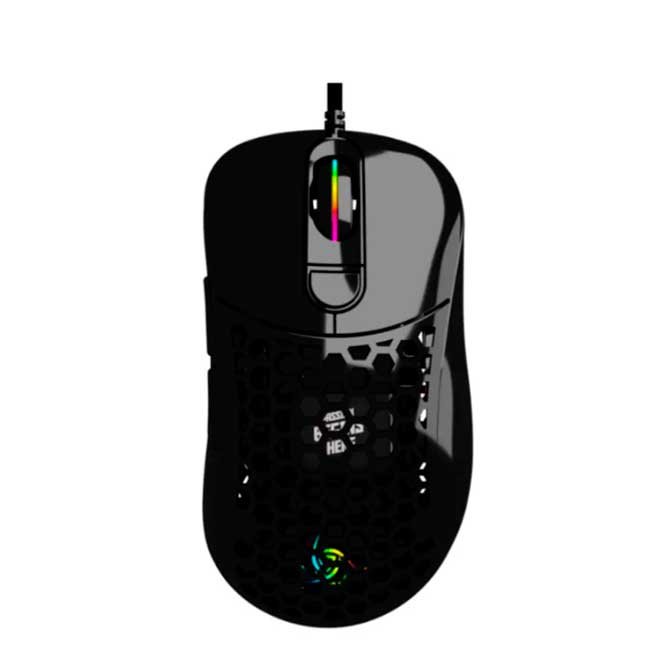 Mouse Gamer VSG Aquila Air 16,000 DPI PMW3389 RGB Negro Glossy Ultraliviano 60g