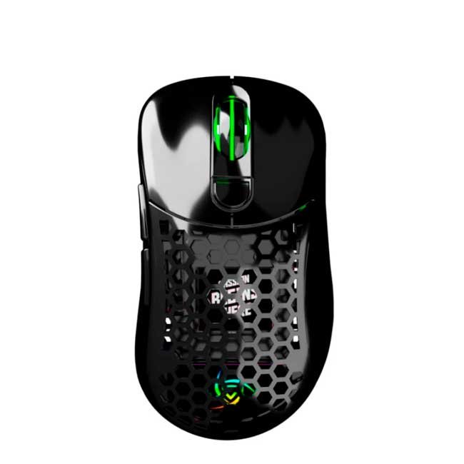 Mouse Gamer Inalámbrico VSG Aquila Fly 16,000 DPI RGB Negro Glossy Ultraliviano 73g