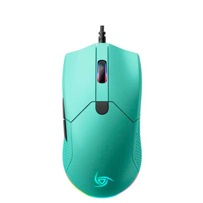 Mouse VSG Aurora 7,200 DPI Blue - Sensor Óptico PMW3330, RGB, 7 Botones, 72g Ultraligero