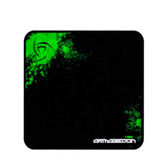 Mousepad VSG Armagedon M 35x32 cm – Superficie Speed, Base Antideslizante y Bordes Cosidos