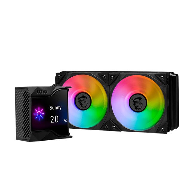 Refrigeracion líquida MSI MPG CORELIQUID D240, Cantidad de ventiladores: 2