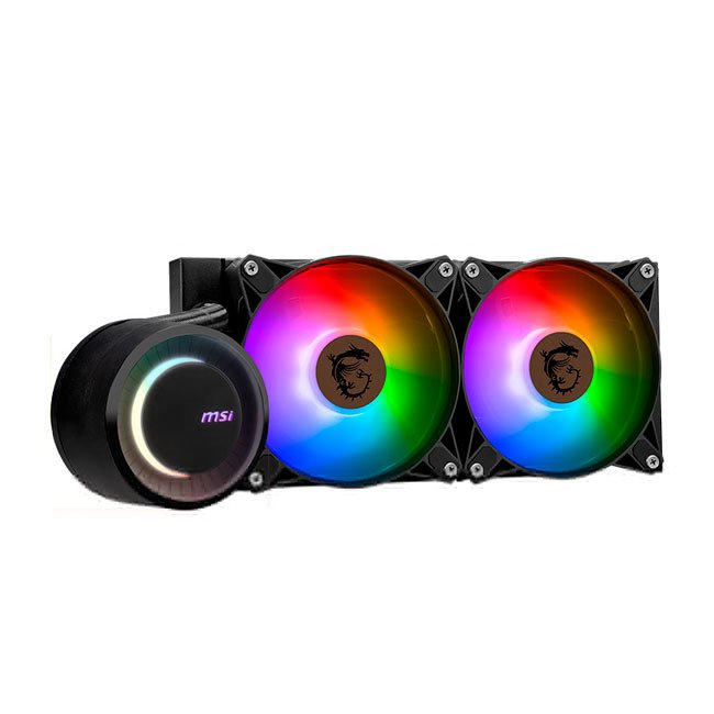 Refrigeracion líquida MSI MAG CORELIQUID E240 / Cantidad de ventiladores 2, Color Negro.