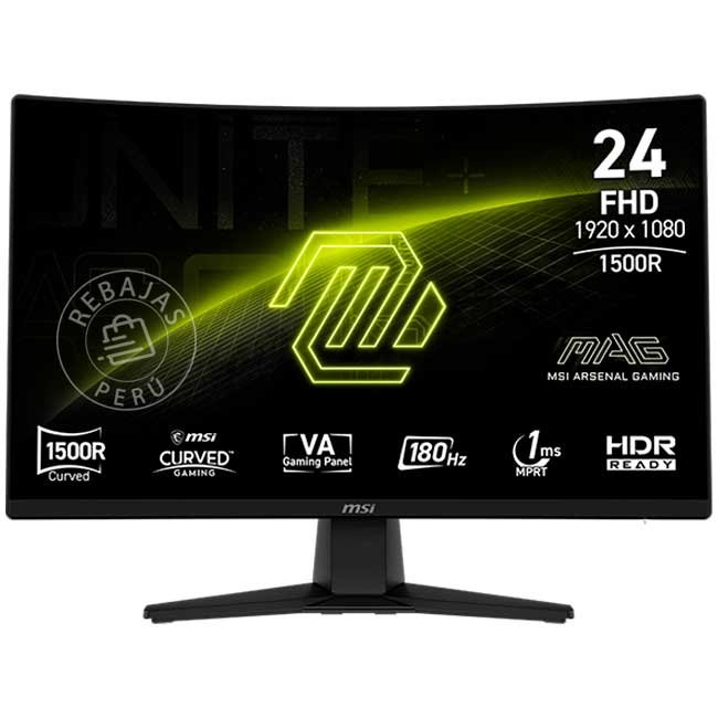 Monitor Curvo Gaming MSI MAG-ARTYMIS 242C 24" FHD 165Hz