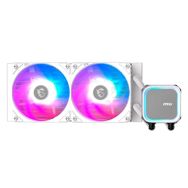Refrigeracion líquida MSI MAG CORELIQUID A13 240 / Blanco / Cantidad de ventiladores: 2