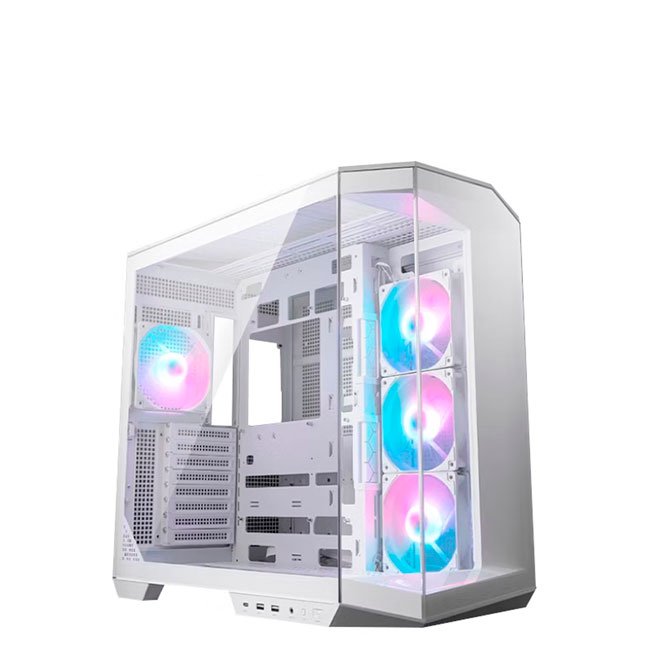 Case MSI MAG PANO 100R PZ WHITE - Gabinete Mid Tower ATX con Vidrio Templado y ARGB Blanco