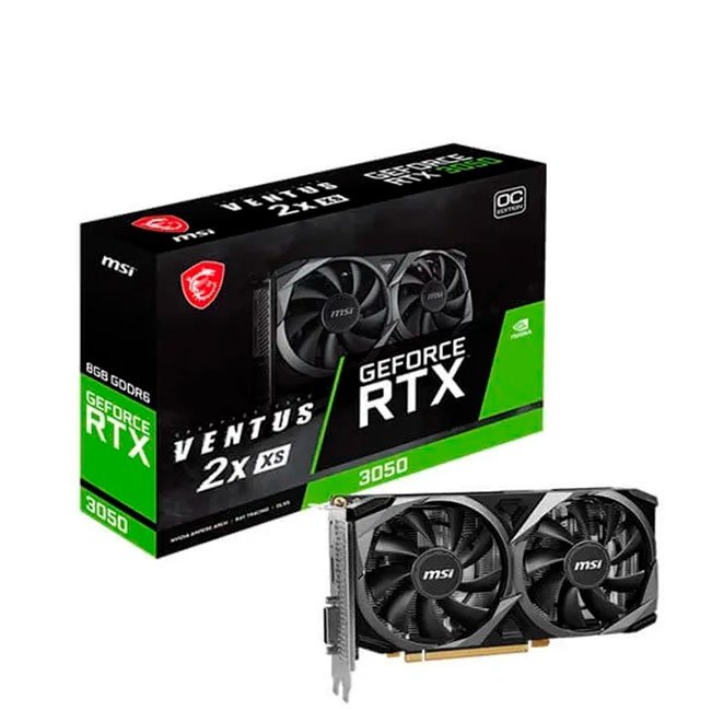Tarjeta de Video MSI GeForce RTX 3060 VENTUS 2X OC 12GB GDDR6 | PCIe 4.0 | 3 DisplayPort + 1 HDMI
