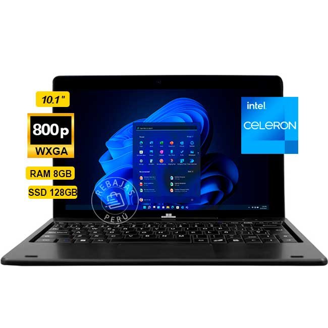 Laptop 2 en 1 Advance CN4058 10.1" Touch, Intel Celeron N4020, 8GB RAM, 128GB eMMC, Windows 11, Convertible Tablet