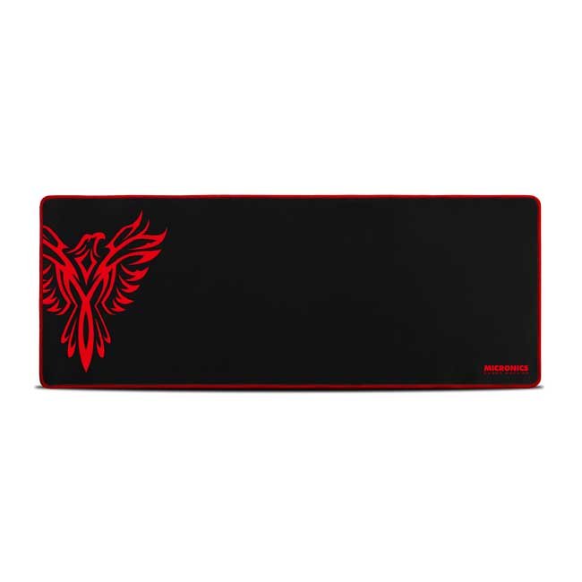 Pad Mouse Gamer Micronics X833 Black Phoenix 80x30 cm Waterproof Caucho Poliéster Antideslizante