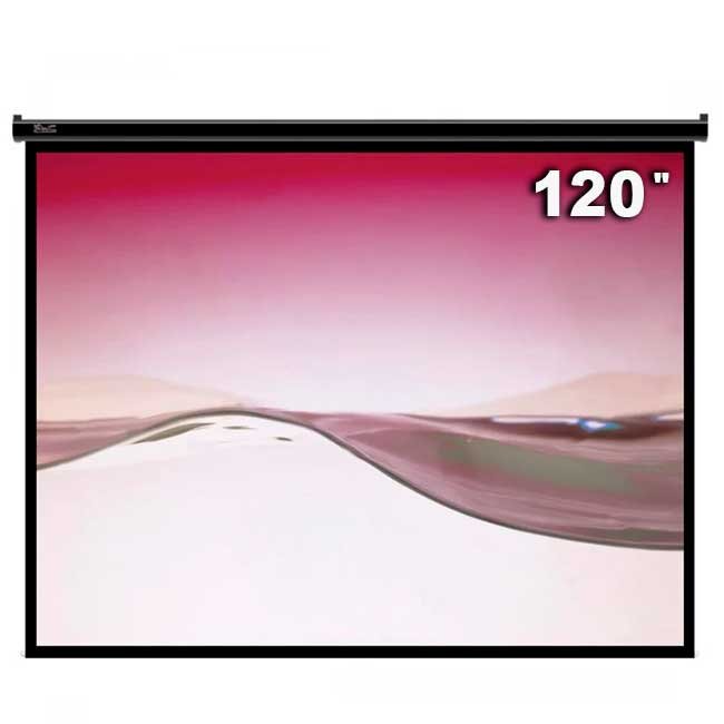 Pantalla de Proyección Klip Xtreme KPS-304 120" Manual 4:3 Blanco Mate para Pared o Techo