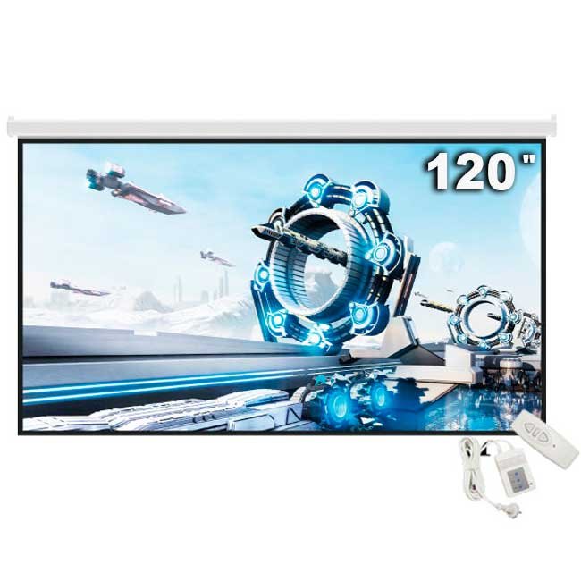 Pantalla de Proyección Motorizada Klip Xtreme KPS-513 120" 16:9 para Pared o Techo