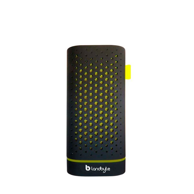Parlante Inalámbrico LandByte BV120 Bluetooth, MicroSD, PowerBank, 4400mAh, Negro