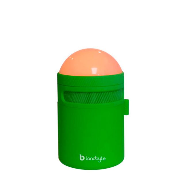 Parlante Inalámbrico LandByte BV310 Bluetooth con Luz LED y Batería Recargable Verde