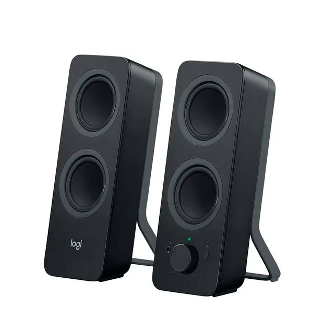 Parlantes Logitech Z207 2.0 Bluetooth | Estéreo 10W RMS, Entrada Aux 3.5mm, 220V – Sonido Claro y Conectividad Dual