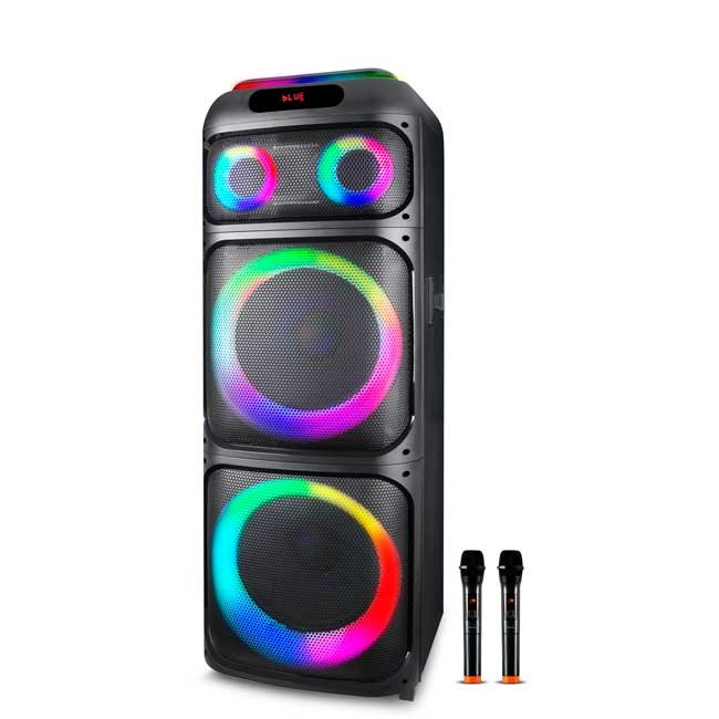 Parlante Tower MAXTRON FREEDOM 12" Bluetooth RGB TWS 7000mAh con 2 Micrófonos